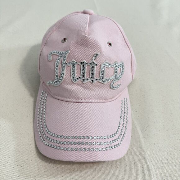 Juicy Couture Bling Rhinestones Pink Hat Cap One-Size main image 4